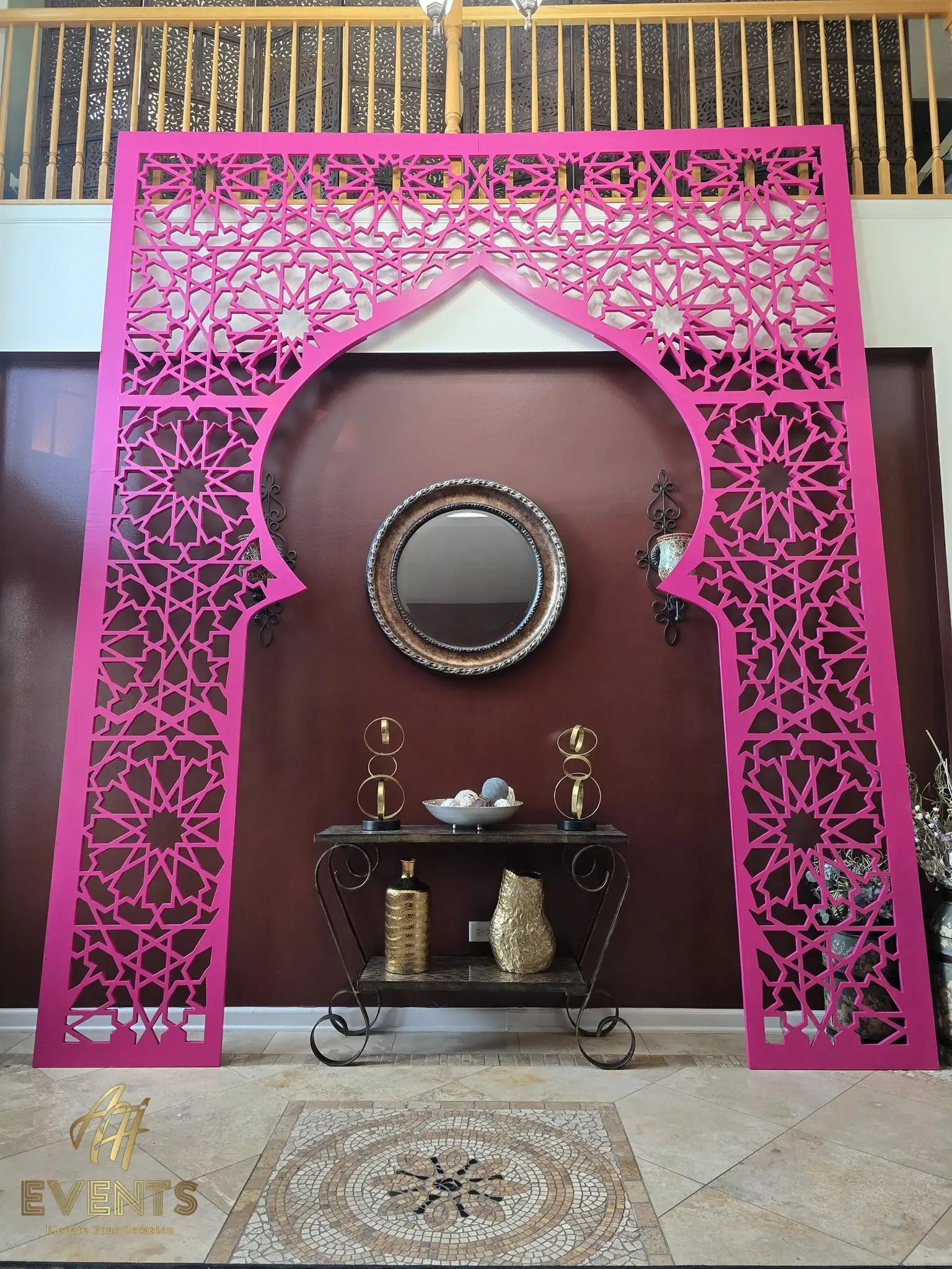 Custom event backdrops and arches